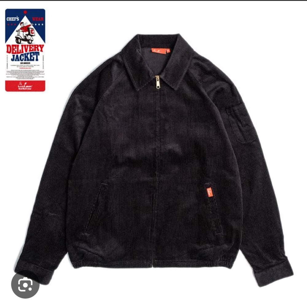 Cookman Delivery Jacket - Black Corduroy